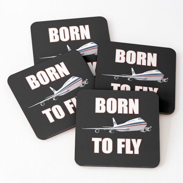 Item preview, Funny Airplane Pilot, Born to Fly Design designed and sold by CDSDesign.