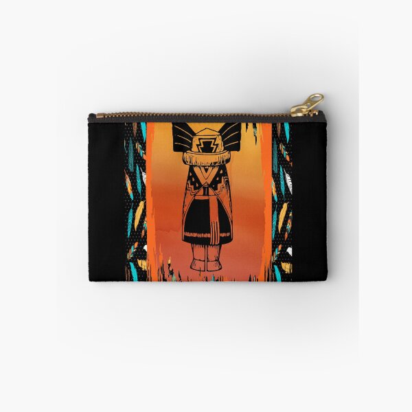 Item preview, Kachina-Native American Doll Symbol With Tribal Pattern Border designed and sold by handsoftime2020.