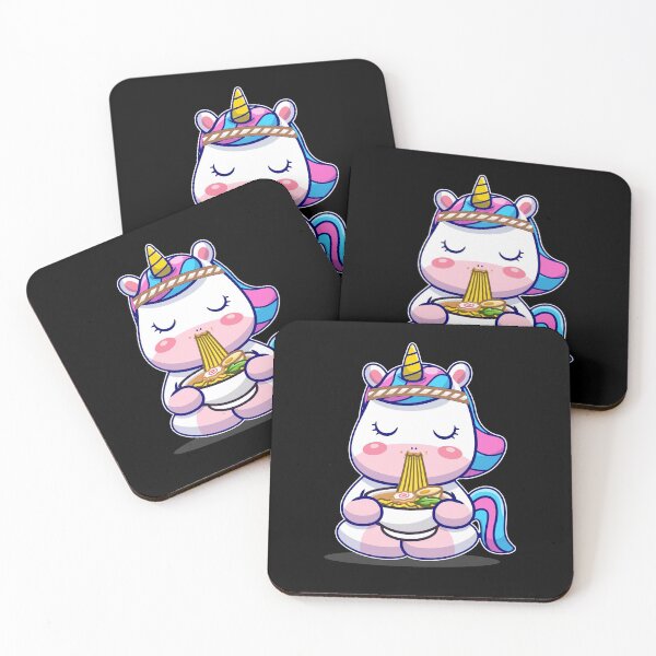 Item preview, Cute & Funny unicorn I Just Really Love Ramen Anime unicron designed and sold by marcek.
