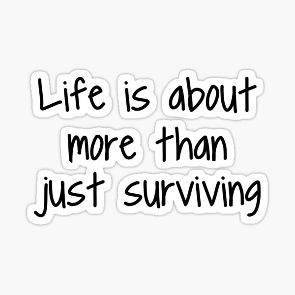 life-is-more-sticker-for-sale-by-thingsshop-redbubble