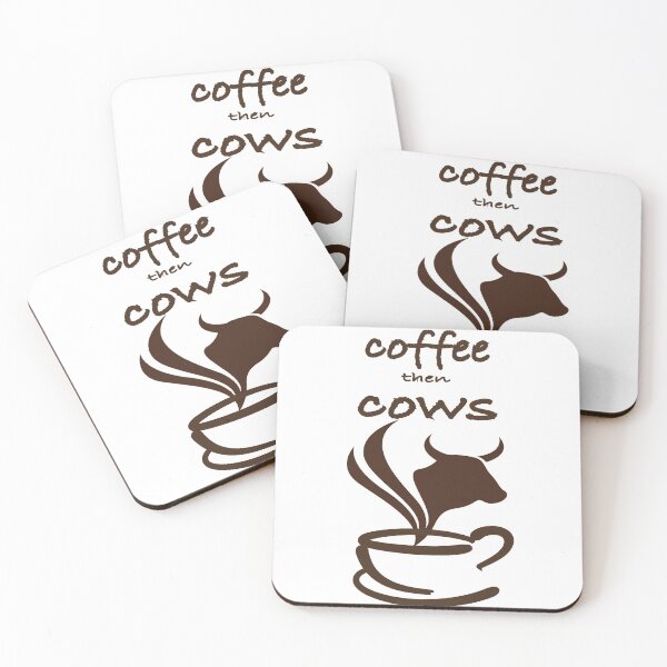 Item preview, coffe then cows essential t-shirt designed and sold by delpro.