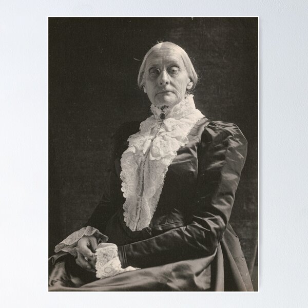 Item preview, Susan B. Anthony Photograph, 1900 designed and sold by Vintage Wall Art.