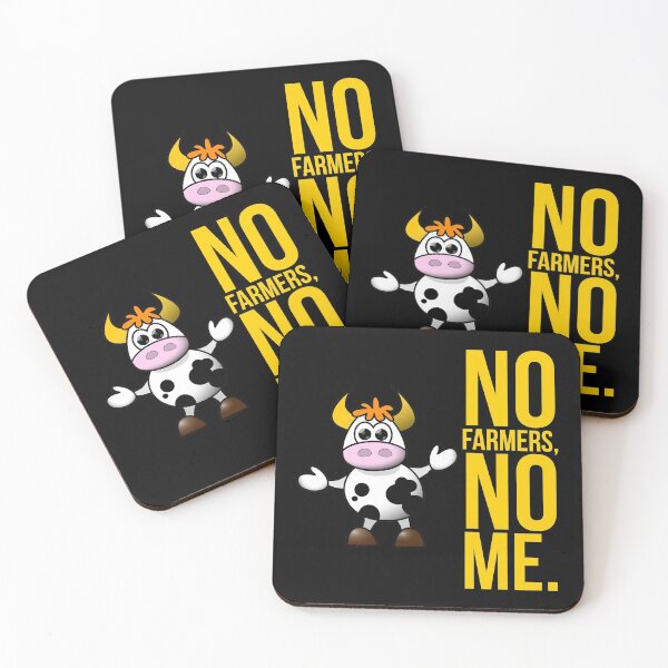 Item preview, no farmers no me. cow  designed and sold by efenem.