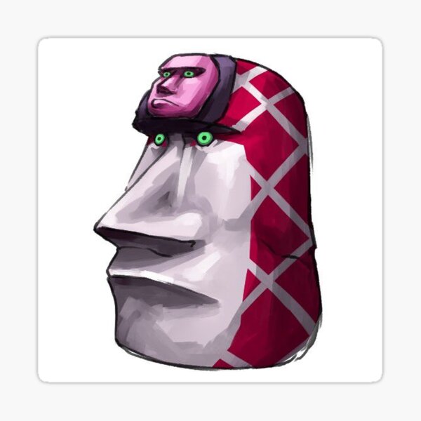 King Crimson Moai Sticker