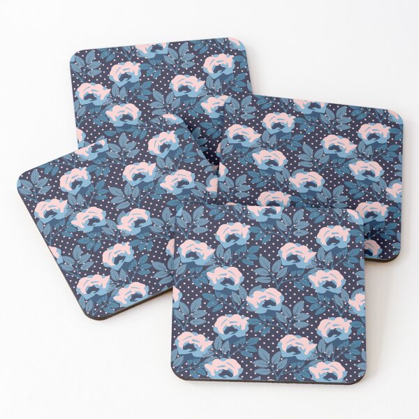 Item preview, Midnight nostalgic rose on a dark speckled background designed and sold by floraaplus.