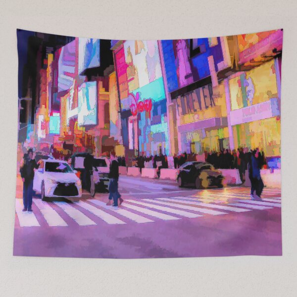 Item preview, Times Square Night Time Art designed and sold by Londonimages.