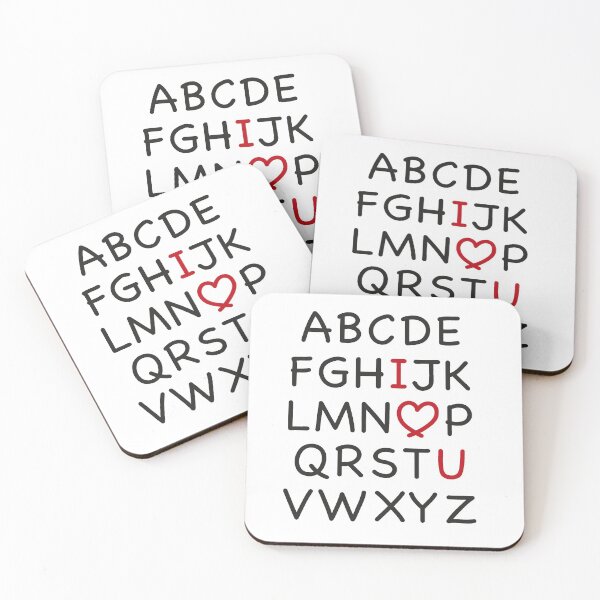 Item preview, ABC I Love You, Valentine's Day ABC, Valentine's Day designed and sold by Happiness Shop.