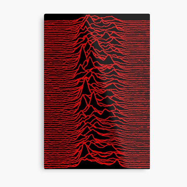Item preview, Unknown Pleasures in Red designed and sold by arkitekta.