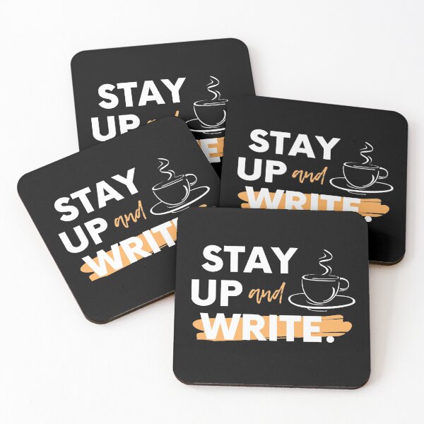 Item preview, Stay Up and Write designed and sold by ZenPrintApparel.