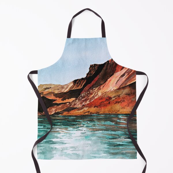 Item preview, oasis watercolor painting designed and sold by artjojo.