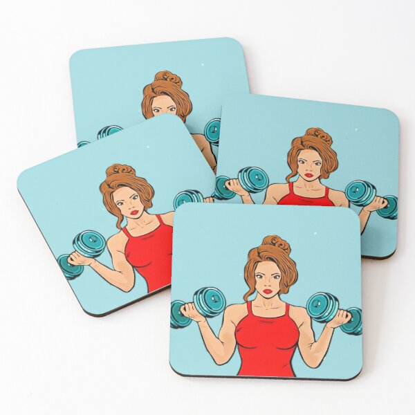 Item preview, Upper body female training. Bodybuilder woman. Lifter girl designed and sold by soniaaseguin.