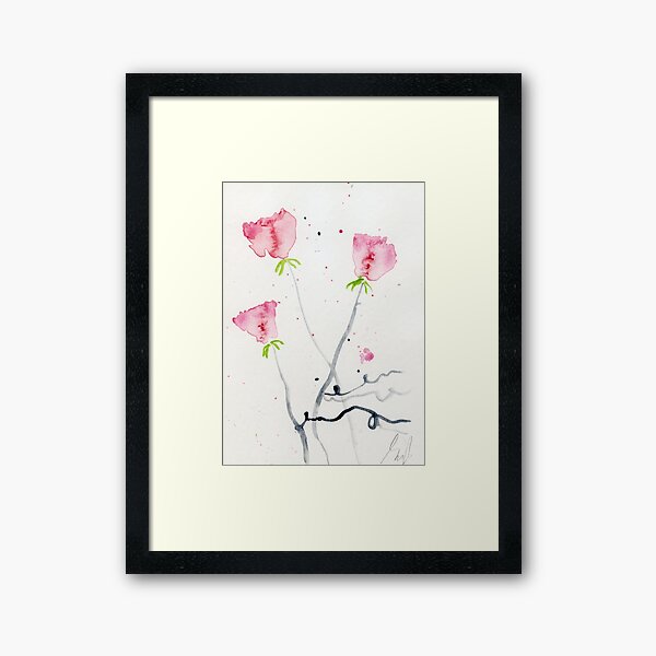 Flowers Framed Art Print