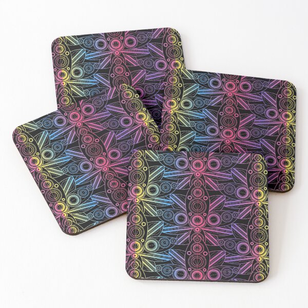 Item preview, Colored lotus patterns graphic  designed and sold by Openspace2020.