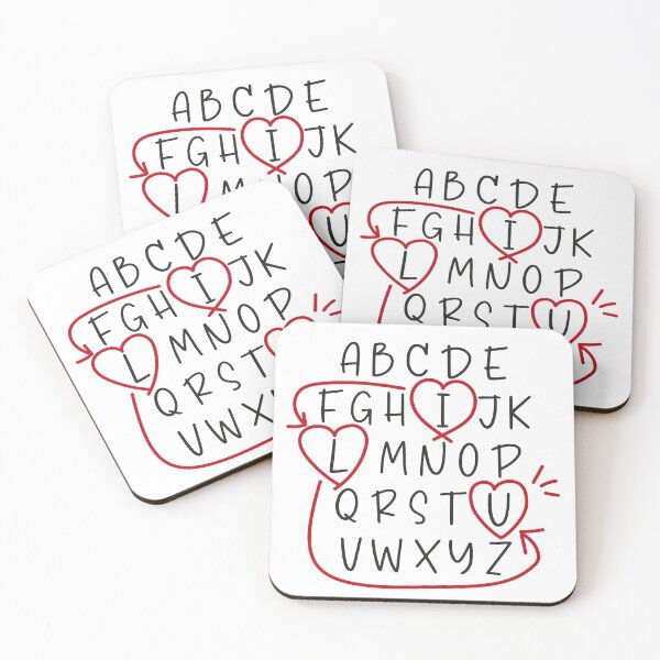 Item preview, ABC I Love You, Valentine's Day ABC, Valentine's Day designed and sold by Happiness Shop.