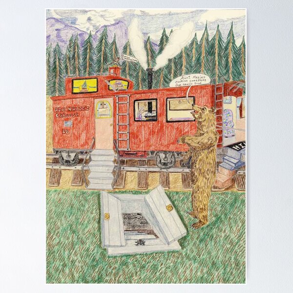 Item preview, Aunt Maizie's Train Caboose designed and sold by pinkyjainpan.
