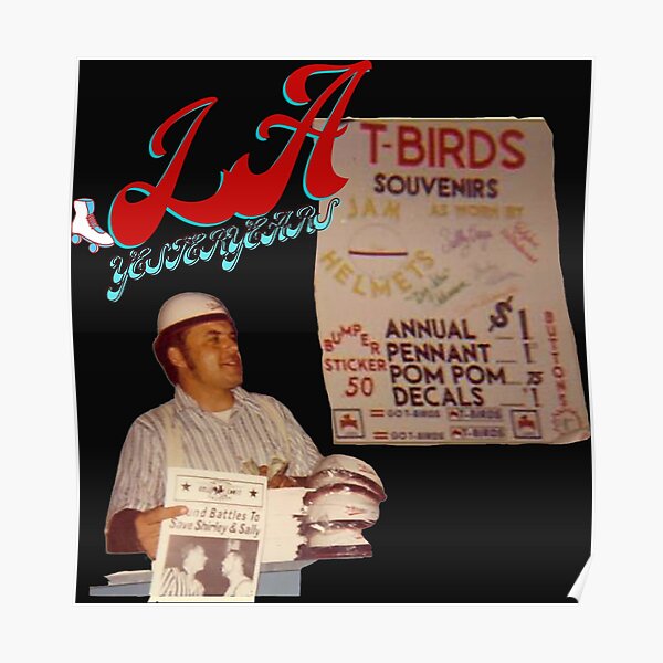 Los Angeles Tbirds Vintage Souvenirs Poster