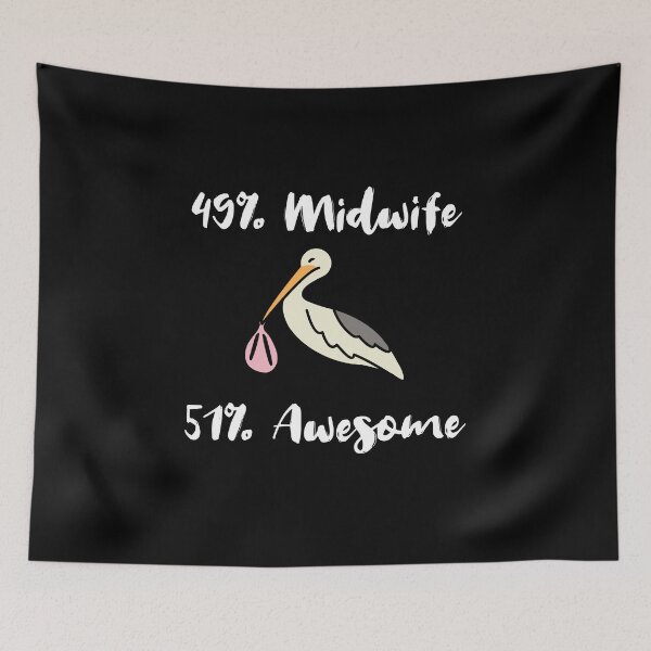 Item preview, Midwife doula obstetrician funny saying designed and sold by lsvds.