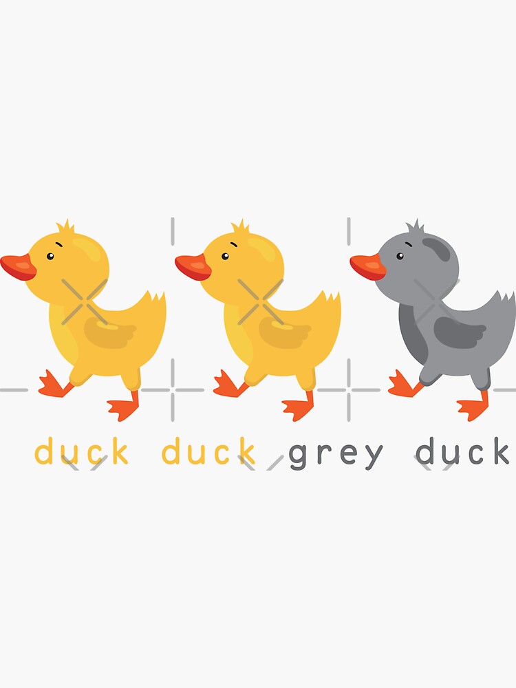 Duck Duck Grey Duck Kids T-Shirt for Sale by timothy-fletch