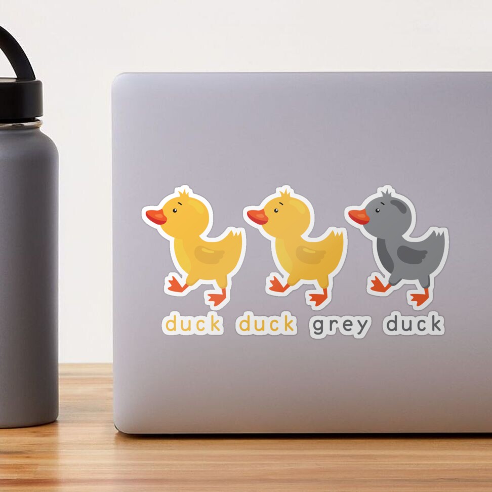 Duck Life Duck Duck Decal 7x2 Inch 