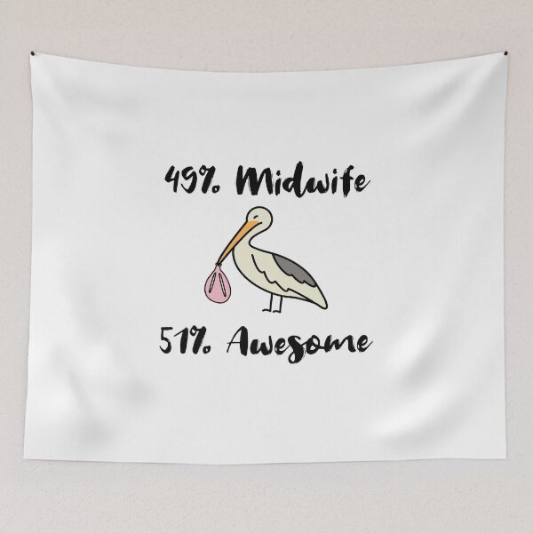 Item preview, Midwife doula obstetrician funny saying designed and sold by lsvds.