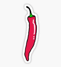 Spicy Red Hot Chili Pepper Sticker