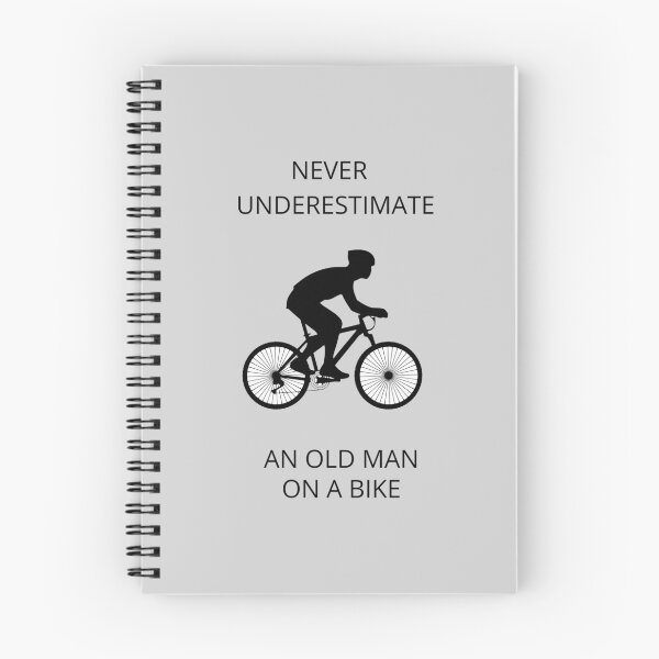 Item preview, Never Underestimate An Old Man On A Bicycle designed and sold by liftdesign.
