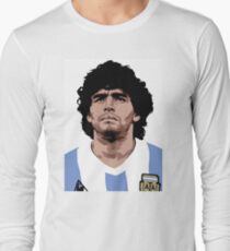 Maradona - bester Fußballspieler Langarmshirt