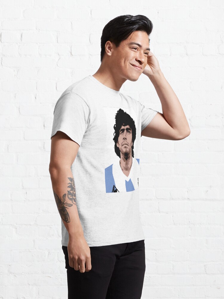 Alternate view of Maradona - best soccer player Classic T-Shirt