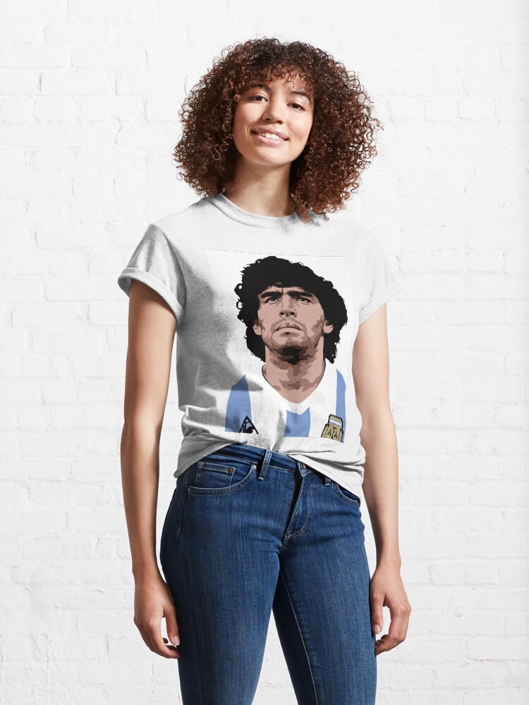 Alternate view of Maradona - best soccer player Classic T-Shirt