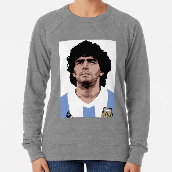 Maradona - best soccer player Lightweight Sweatshirt