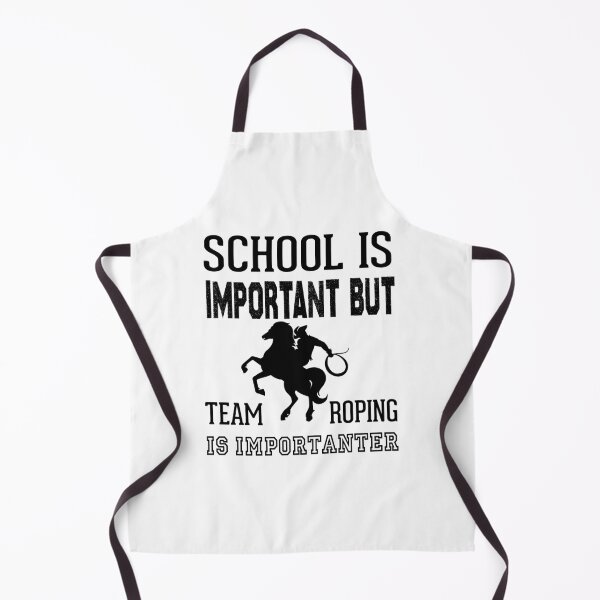 Item preview, School Is Important But Team Roping Is Importanter shirt ,roping shirt,gift for mom and dad designed and sold by Raminovitch.