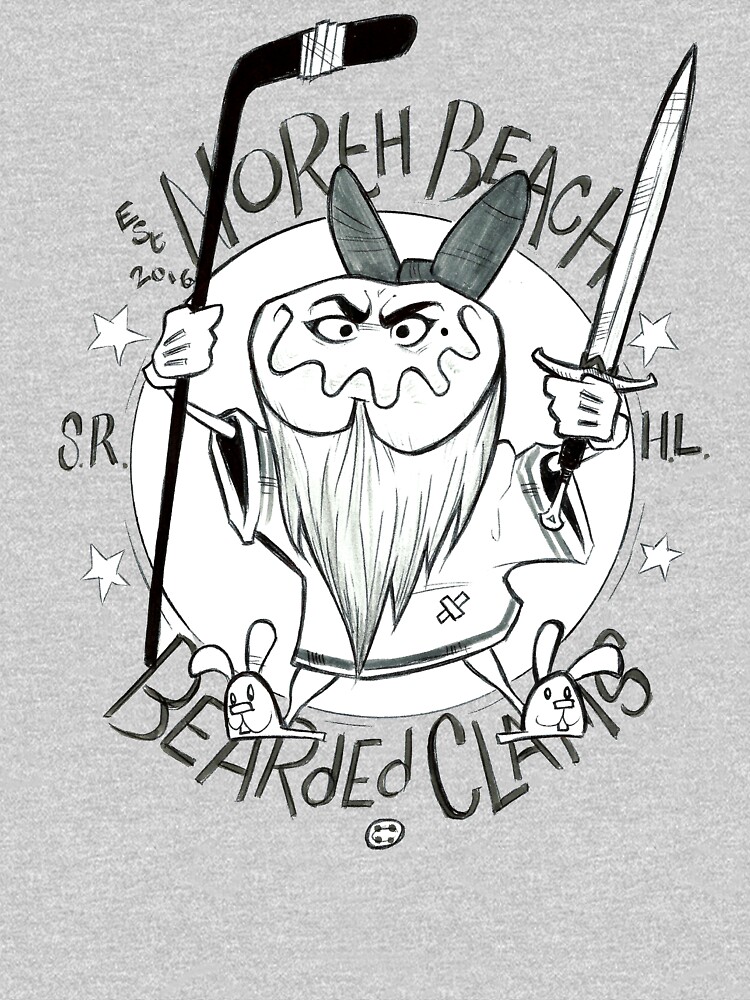 bearded clam t shirt