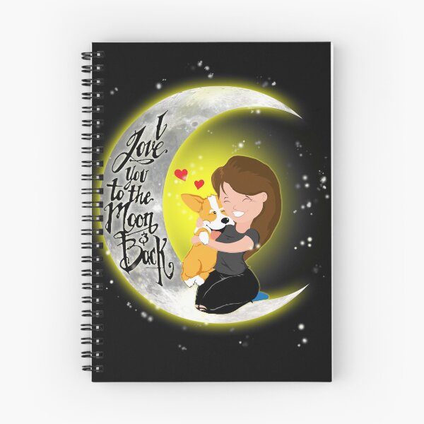 Artikelvorschau, Ich liebe Corgi zum Mond und zurück entworfen und verkauft von sotojacob.