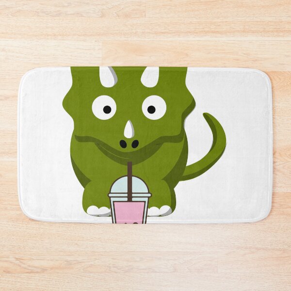 Item preview, Dinosaur Brontosaur Drinking Boba Milk Tea Funny Tshirt designed and sold by seritik.