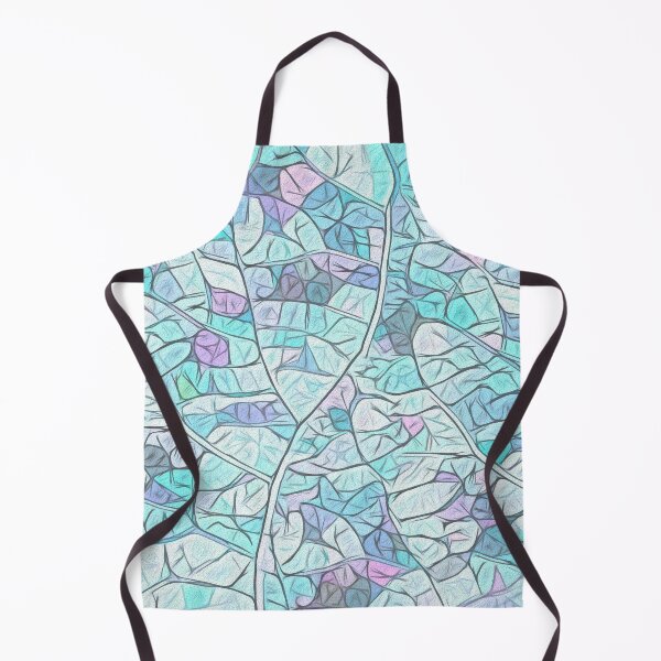Item preview, Simplistic leaf structure pattern - graphic pastel art designed and sold by SulkaCreative.