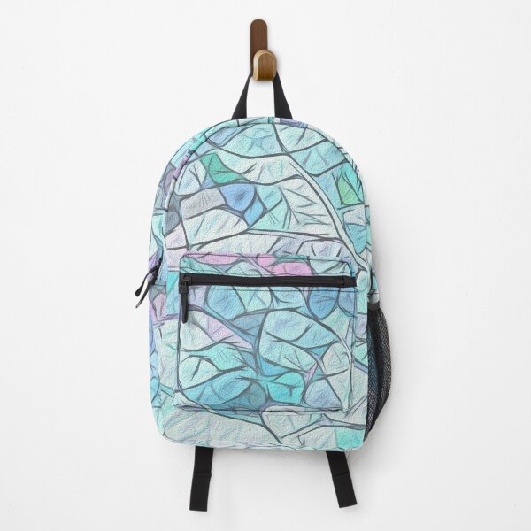 Item preview, Simplistic leaf structure pattern - graphic pastel art designed and sold by SulkaCreative.