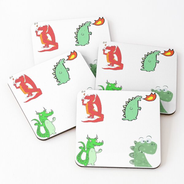 Item preview, funny dinosaur cartoon expressions designs designed and sold by AnujShah7.