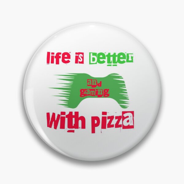Item preview, La vida es mejor con pizza y juegos designed and sold by TrendySpace.