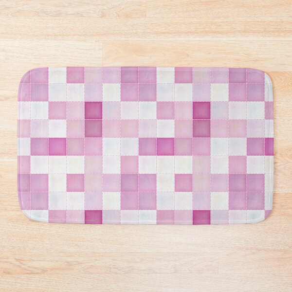 Item preview, Pink pastel checkered gingham pattern design designed and sold by anzus13carlett.