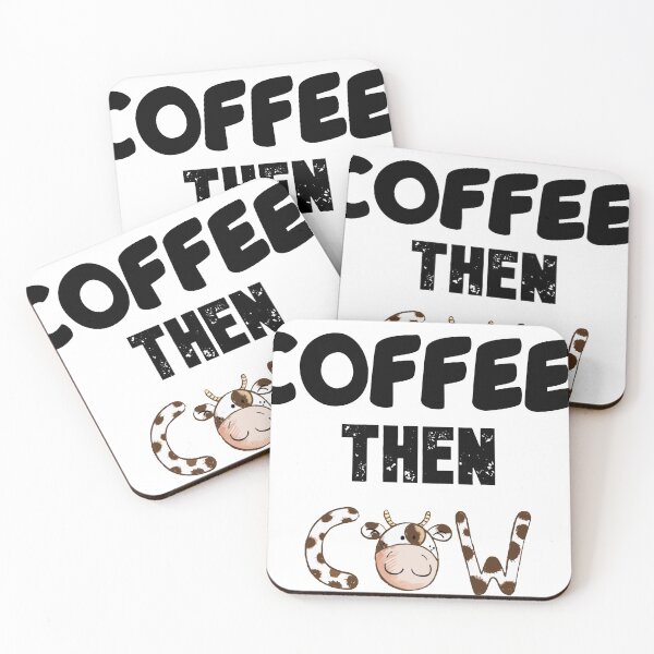 Item preview, coffee then cows T-Shirt designed and sold by Perlashop1.
