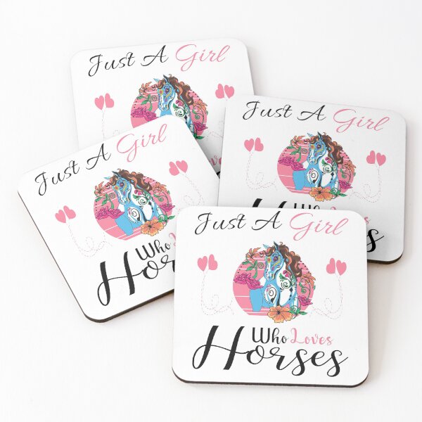 Item preview, Just A Girl Who Loves Horses designed and sold by PRINTED ..