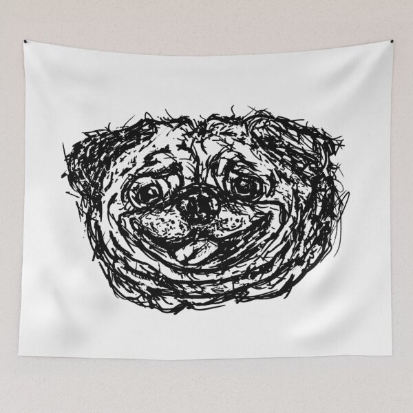 Item preview, Bulldog Head Sketch designed and sold by Ansocube.