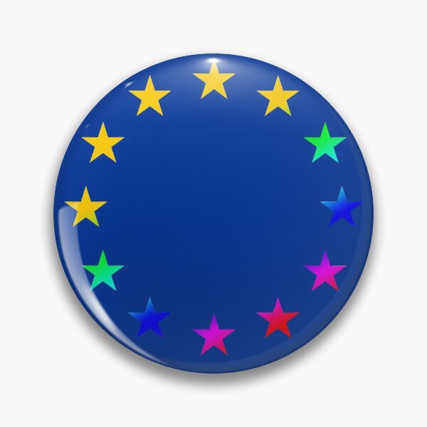 Item preview, EU stars Europe rainbow designed and sold by GeogDesigns.