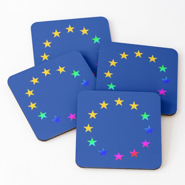 Item preview, EU stars Europe rainbow designed and sold by GeogDesigns.