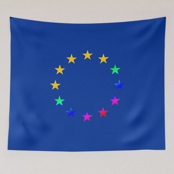 Item preview, EU stars Europe rainbow designed and sold by GeogDesigns.