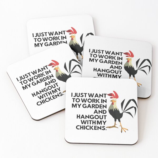 Item preview, I just want to work in my garden and hangout with my chickens designed and sold by ImperialBaron.