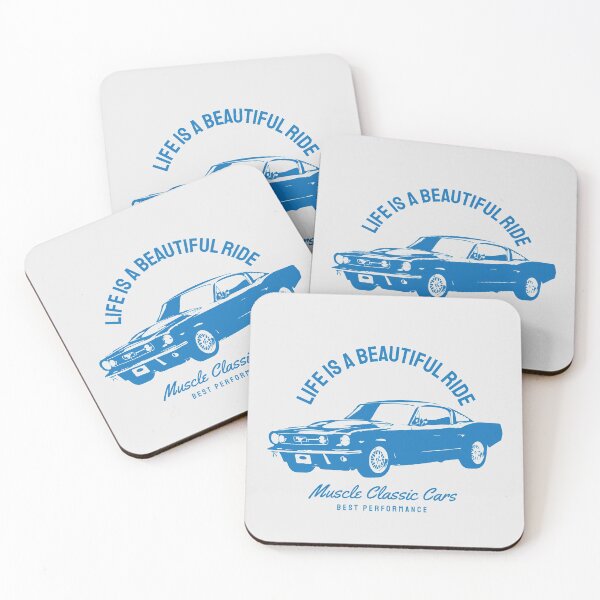 Item preview, Life Is a Beautiful Ride - Classic cars designed and sold by Mande Arts.