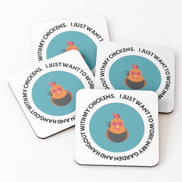 Item preview, I just want to work in my garden and hangout with my chickens designed and sold by ImperialBaron.