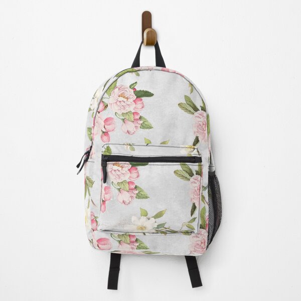 Item preview, Shabby Chic White and Pink Florals in Marble Background designed and sold by NocturnalEngg.