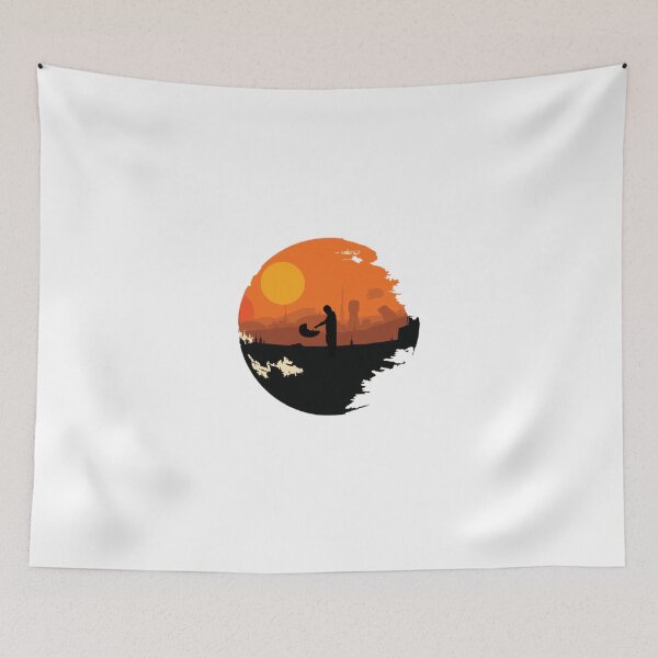 Item preview, MANDO Sunset Silhouette This Is The Way designed and sold by TAWFIKATZ.
